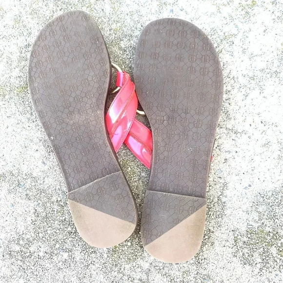 Lily Pulitzer Pink thong flats size 8 - Picture 8 of 9